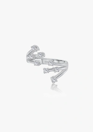 PERSEIDAS 18K gold with brilliant cut diamonds vintage ring 2