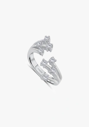 PERSEIDAS 18K gold with brilliant cut diamonds vintage ring