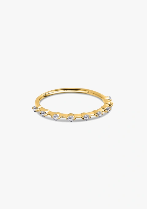 Anel CONSTELLATION em ouro amarelo de 18K e diamantes.