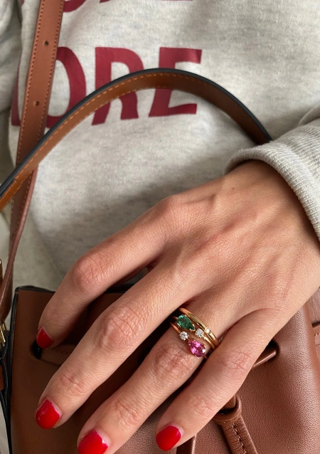 Alianza UNITY en oro amarillo de 18 quilates y diamante|Alianzas de Boda|Godiam Alta Joyería