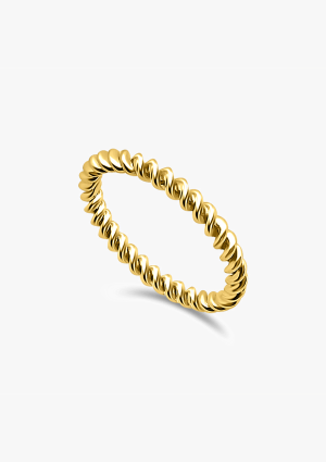 RULO 18K yellow gold wedding ring