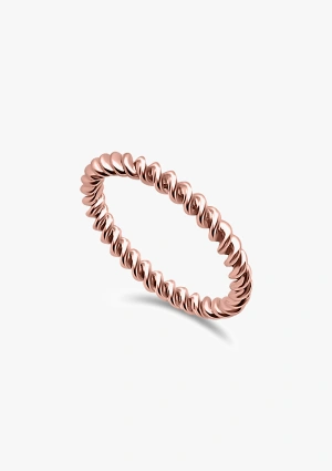 Alliance RULO en or rose 18 carats