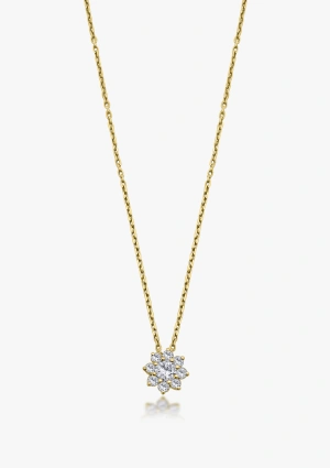 Pingente SANDRA MINI em ouro 18 quilates e diamantes.