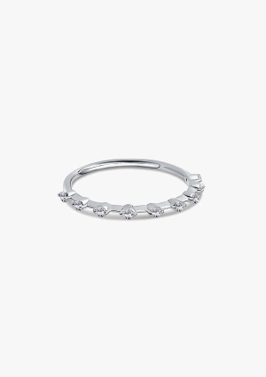 CONSTELLATION 18K white gold with brilliant cut diamonds wedding ring 2