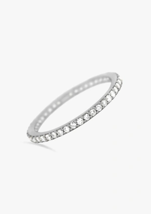Alianza entera ETERNITY 1.35 en oro de 18 quilates con diamantes 2