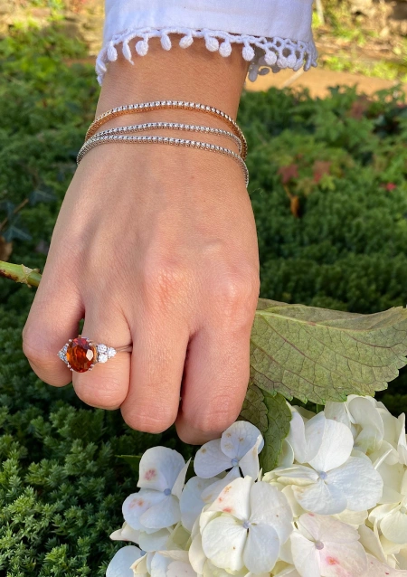 Pulsera MINI RIVIÊRE 1.2 en oro 18K y diamantes|Pulseras|Godiam Alta Joyería