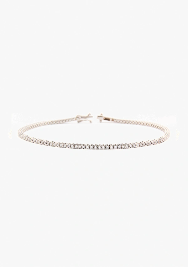 Pulsera MINI RIVIÊRE 1.4 en oro de 18K con diamantes talla brillante