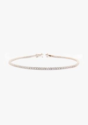 Pulsera MINI RIVIÊRE 1.4 en oro de 18K con diamantes talla brillante