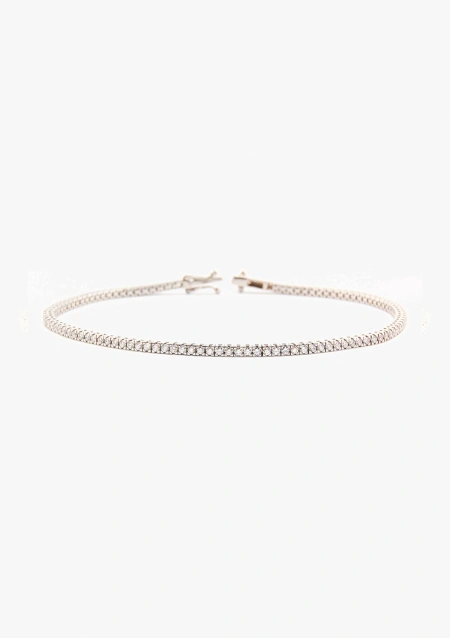 Pulsera MINI RIVIÊRE 1.4 en oro de 18K con diamantes talla brillante