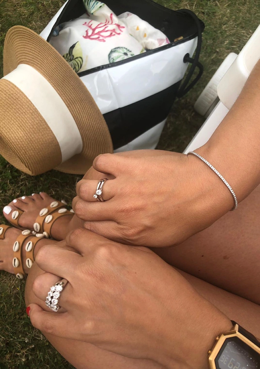 Pulsera MINI RIVIÊRE 1.4 en oro 18K con diamantes|Pulseras|Godiam Alta Joyería