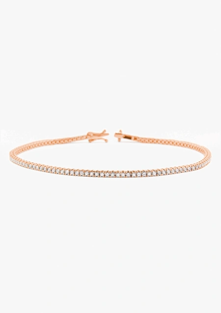 Pulsera MINI RIVIÊRE 1.6 en oro 18K y diamantes|Pulseras|Godiam Alta Joyería