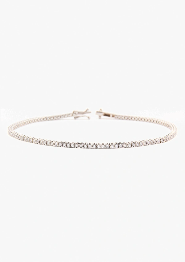 Pulsera MINI RIVIÊRE 1.6 en oro 18 quilates con diamantes. 2