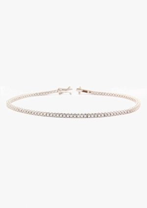 Pulsera MINI RIVIÊRE 1.6 en oro de 18 quilates y diamantes. 2