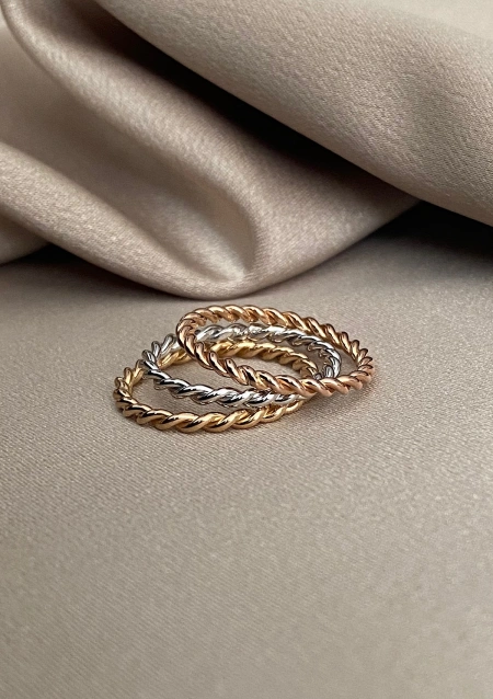 Alianza TRENZA en oro amarillo de 18 quilates|Alianzas de Boda|Godiam Alta Joyería