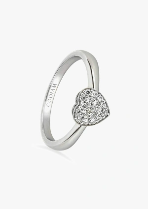 LOVE YOU 18K gold with brilliant cut diamonds pave setting ring 2