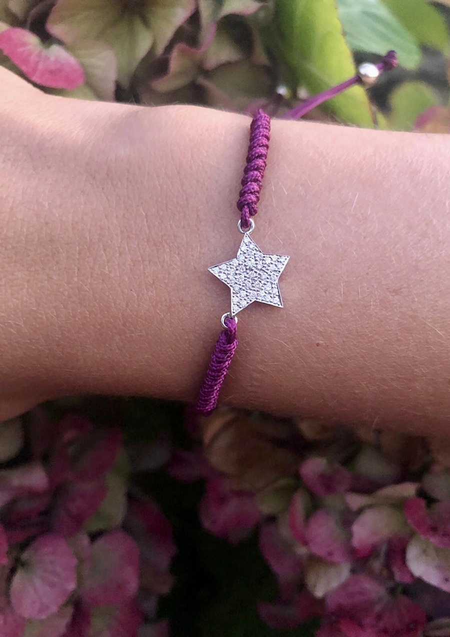 Pulsera charm CÍES en oro blanco de 18K y diamantes|Pulseras|Godiam Alta Joyería