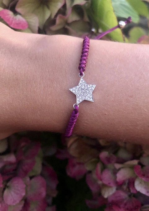 Pulsera charm CÍES en oro blanco de 18K y diamantes|Pulseras|Godiam Alta Joyería