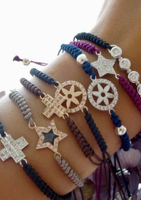 Pulsera ONS en oro rosa de 18K y diamantes|Pulseras|Godiam Alta Joyería