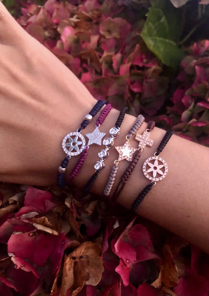 Pulsera ONS en oro rosa de 18K y diamantes|Pulseras|Godiam Alta Joyería