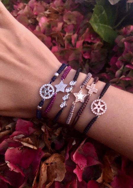 Pulsera ONS en oro rosa de 18K y diamantes|Pulseras|Godiam Alta Joyería