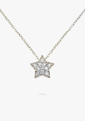 Pendentif ESTRELLA en or 18K et diamants taille brillant. 2