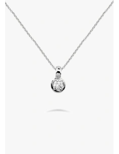 ZAHARA 18K white gold brilliant cut diamond Pendants Collection