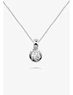 ZAHARA 18K white gold brilliant cut diamond Pendants Collection 2