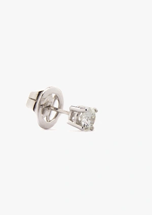 FOUR SEASONS 18K white gold brilliant cut diamond stud earrings 2