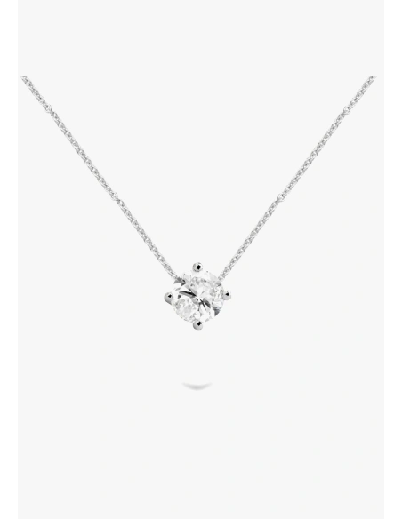 Colgante FOUR SEASONS en oro blanco de 18K y diamante|Colgantes|Godiam Alta Joyería