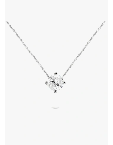 Pingente FOUR SEASONS em ouro branco 18 quilates e diamante.