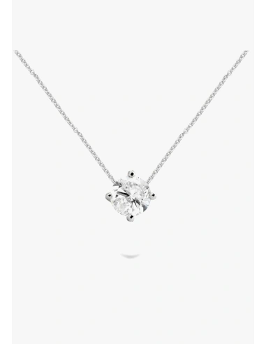 Colgante FOUR SEASONS en oro blanco de 18K y diamante|Colgantes|Godiam Alta Joyería