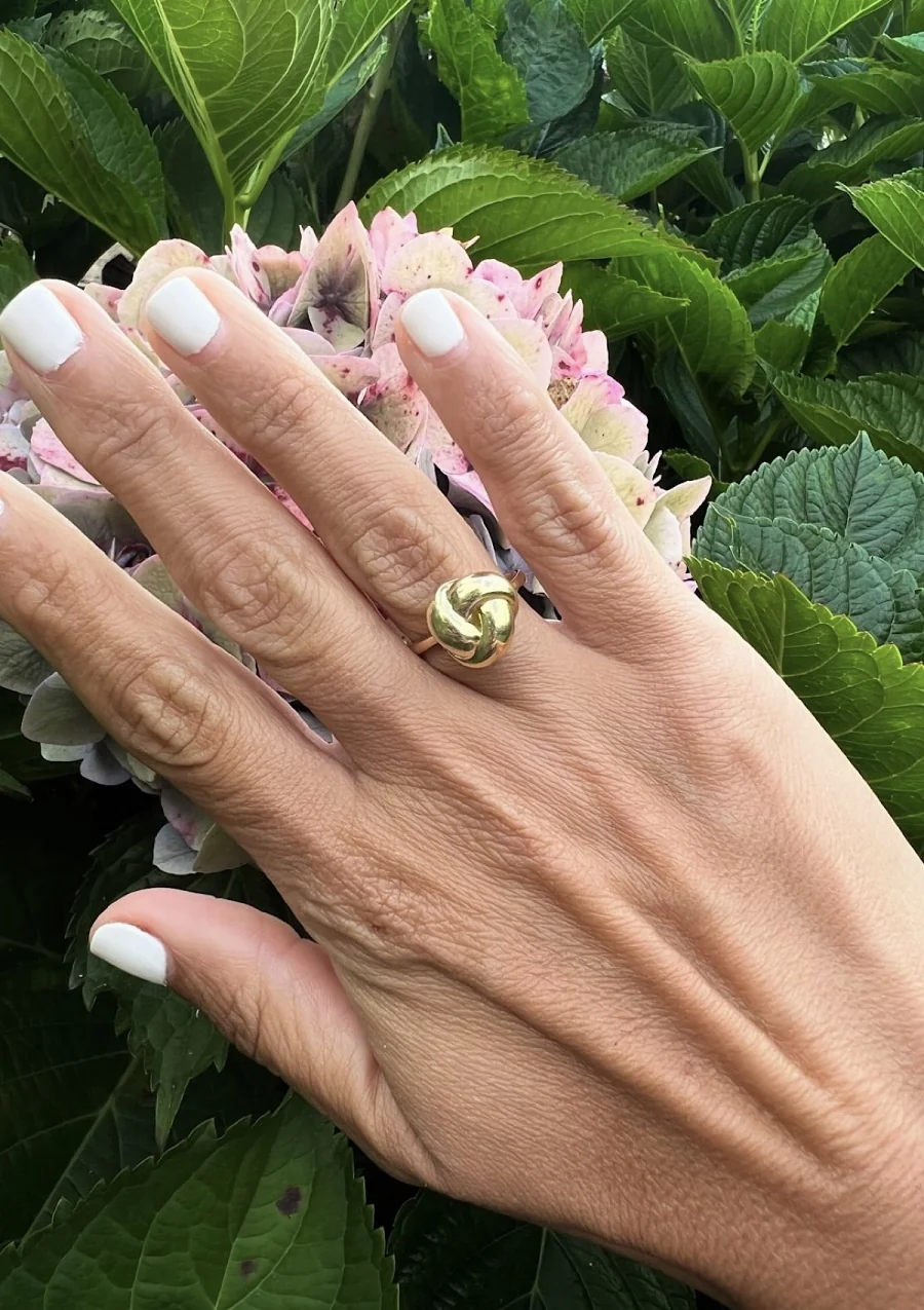 KNOT 18K gold ring