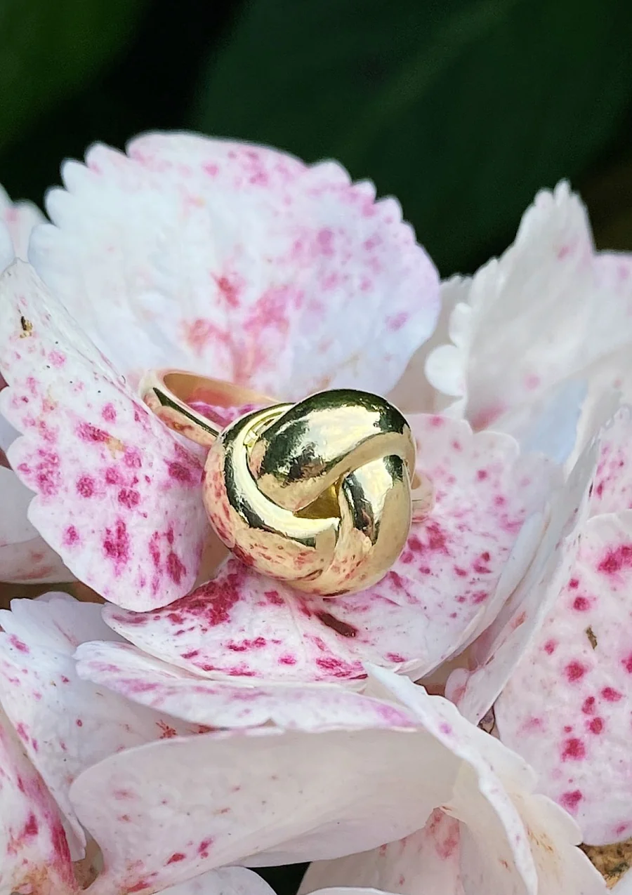 KNOT 18K gold ring
