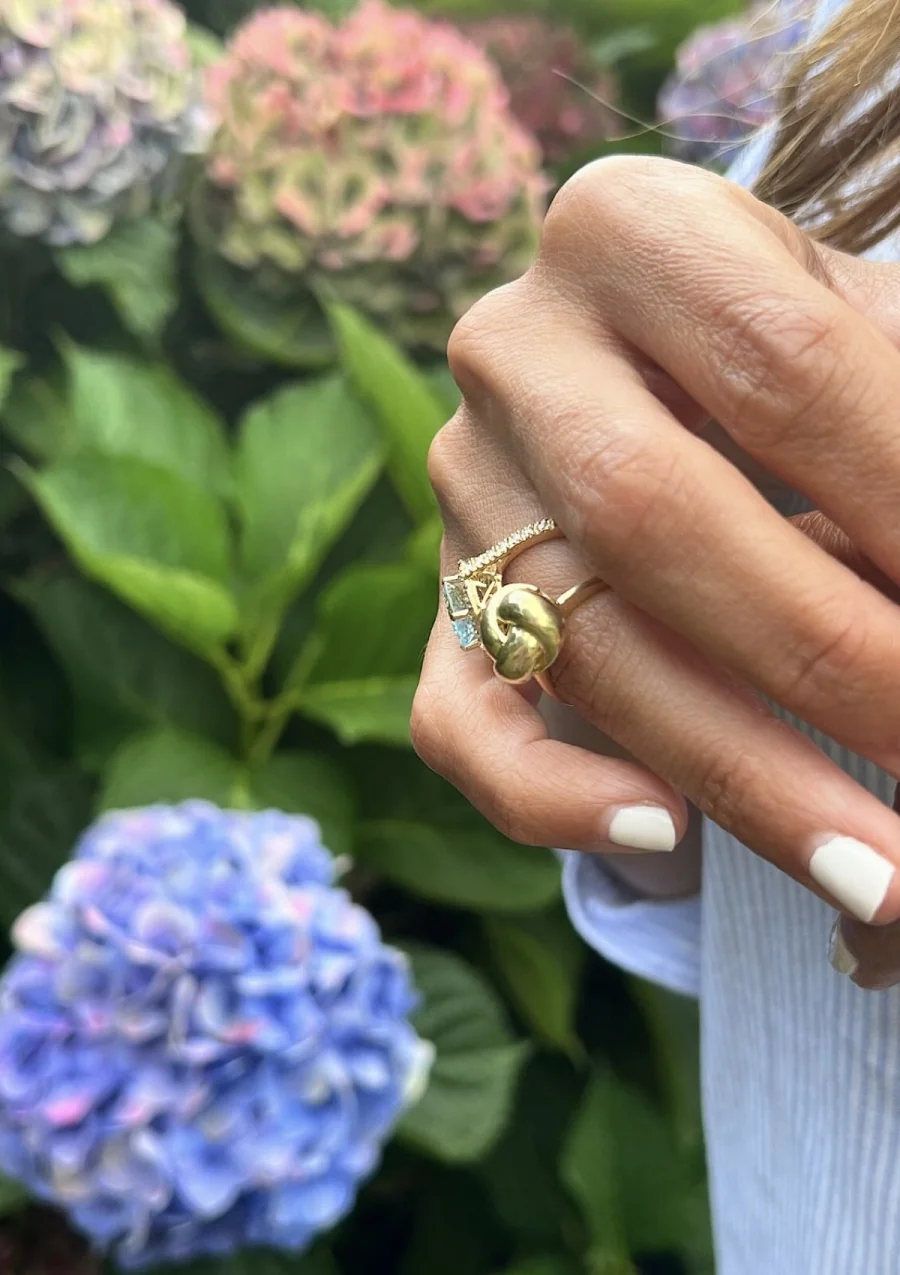 Bague KNOT en or 18 carats