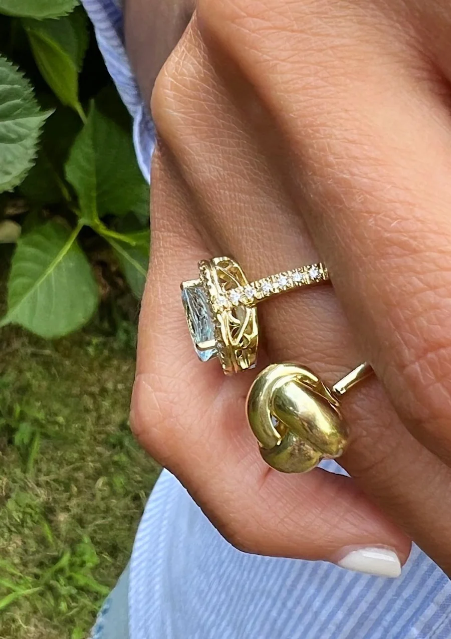 Bague KNOT en or 18 carats